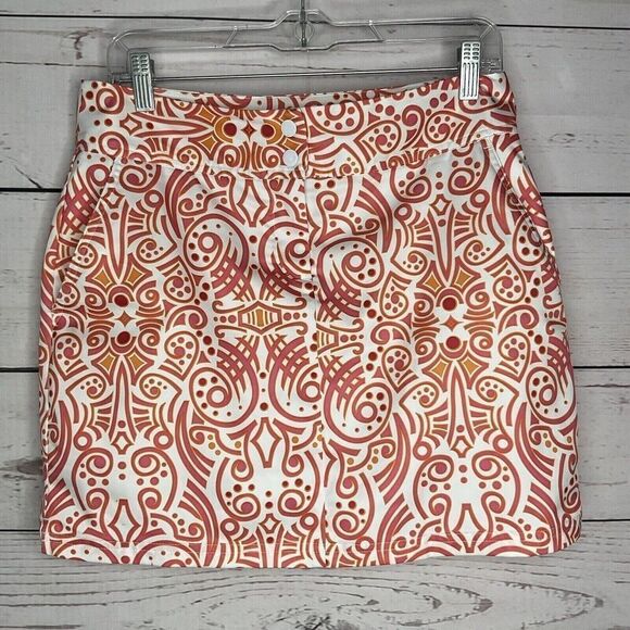 Adidas Climacool Womens Pink/Orange Stretch Pockets Athletic Skort Size 4 - Picture 11 of 11